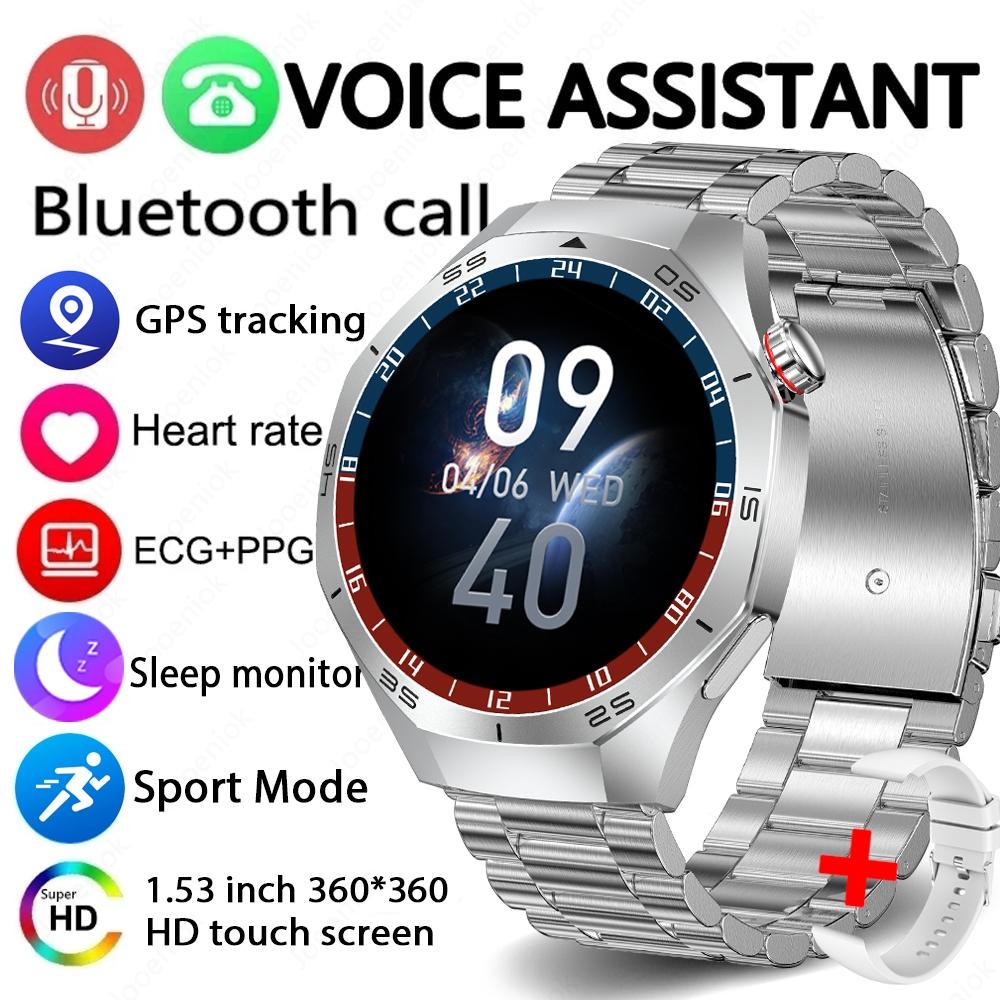 2026New Watch 5 Pro Smart Watch GPS NFC AMOLED Screen Health Monitoring Heart Rate Bluetooth Call IP67 Waterproof Men Smartwatch
