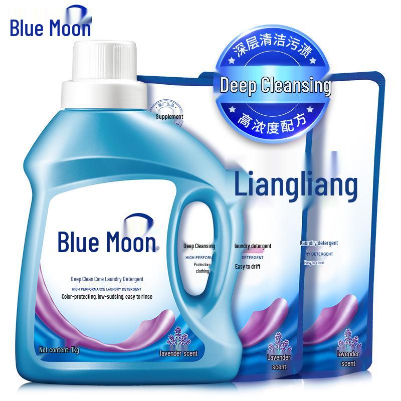 

Стиральный порошок Blue Moon Clean & Bright с ароматом лаванды, коробка 4 фунта.
