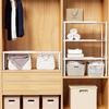 Retractable Wardrobe Shelf Cabinet: Space-Saving Pull-Out Divider & Shoe Rack