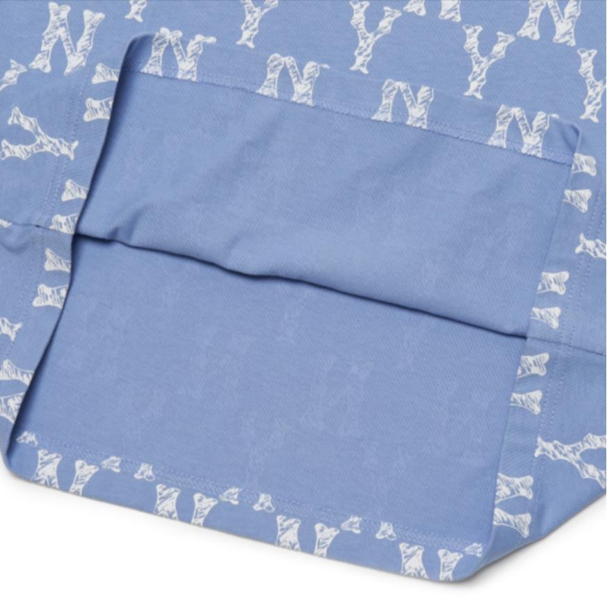 New MLB Short Sleeved Dresses Women's Blue 31OP17131-50S