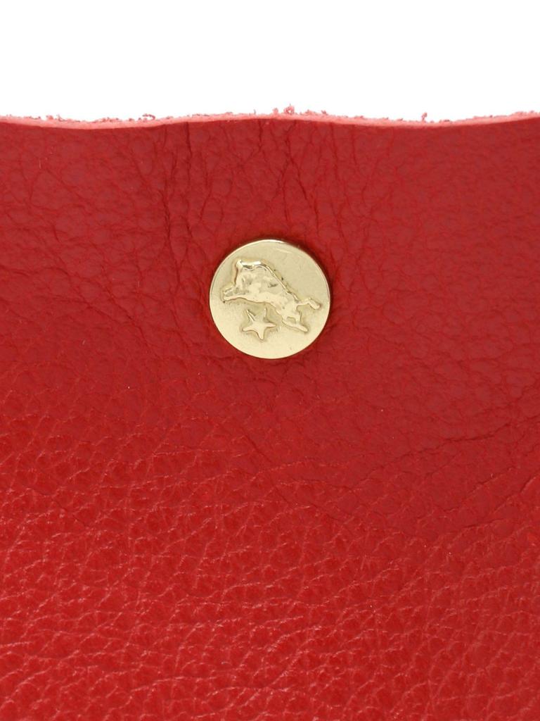 Geantă de umăr Crossbody Pochette Piele naturală Unisex Alb Alb [IL BISONTE]