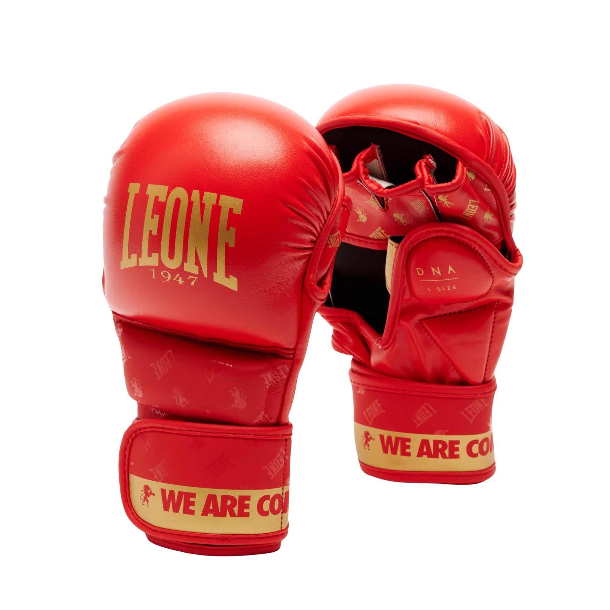 

LEONE 1947 MMA спарринговые перчатки унисекс тренировочные PU Pad легкие удобные для тренировок красные GP144 [перчатки DNA] (Размер L) [Подлинный продукт] красный