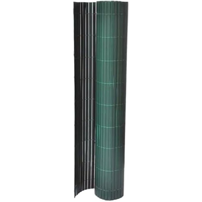 Panneau de clôture - VIDAXL - 90 x 300 cm - PVC Vert - Résistant aux intempéries - Flexible