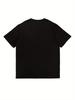Men's American Flag Skull T-Shirt - Printed with Flag Skull and Crossbones Pattern - Short Sleeve Crew Neck Design
