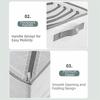 Solid Color Clothing Storage Box Foldable Wardrobe Organizer Practical Clothes Organizer  Closet