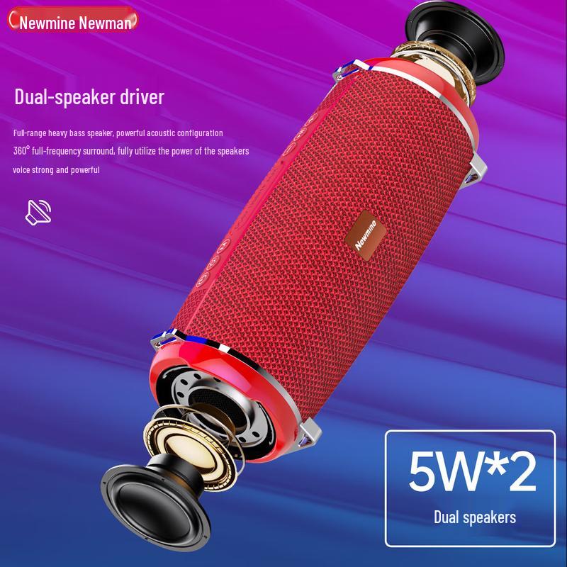 Newman BT33 Portable Wireless Bluetooth Speaker CN Plug (adapter Included)