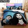 The Vampire Diaries Print Bettwäsche-Set 3D Charakter Bettbezug-Set Mit Kissenbezug Einzelbett Doppelbett Queen King Bettwäsche 02