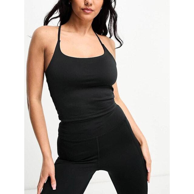 

Укороченный топ на бретелях для йоги с бюстгальтером на внутренней стороне ASOS icon