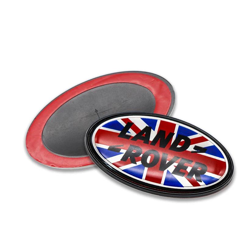 ABS 8.6cm Car Front Grille Trunk Badge Sticker Body For Land Rover Range Rover Evoque Discovery 3 4 Defender 4 Styling Sticker SA1