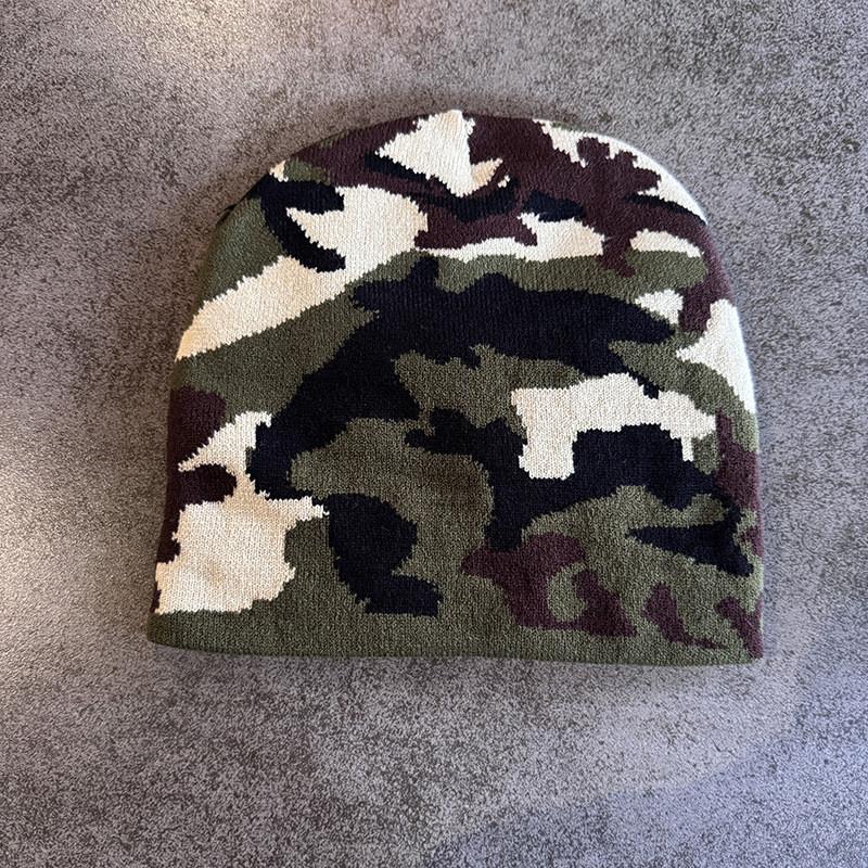 Neutral Fashion Pattern Casual Knitted Hat For Autumn And Winter