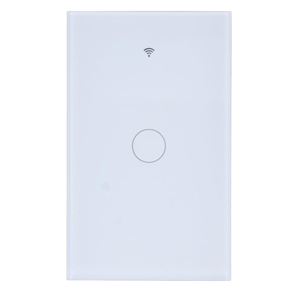 Touch Smart Switch Wall Mounted 10A Tempered Glass Panel Intelligent WiFi Touch Switch for Home 90‑250V