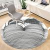1pc Love Heart Office Round Area Rug, Indoor Mat Suitable ForOffice, Under Office Chairs Bedroom Living Room Home Decor, Room Decot014