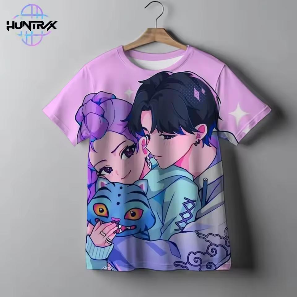 

T-Shirts Kids Unisex Fashion Cartoon Printed T-Shirt Children s Clothing Short Sleeve Casual Fashion Boys Girls 170