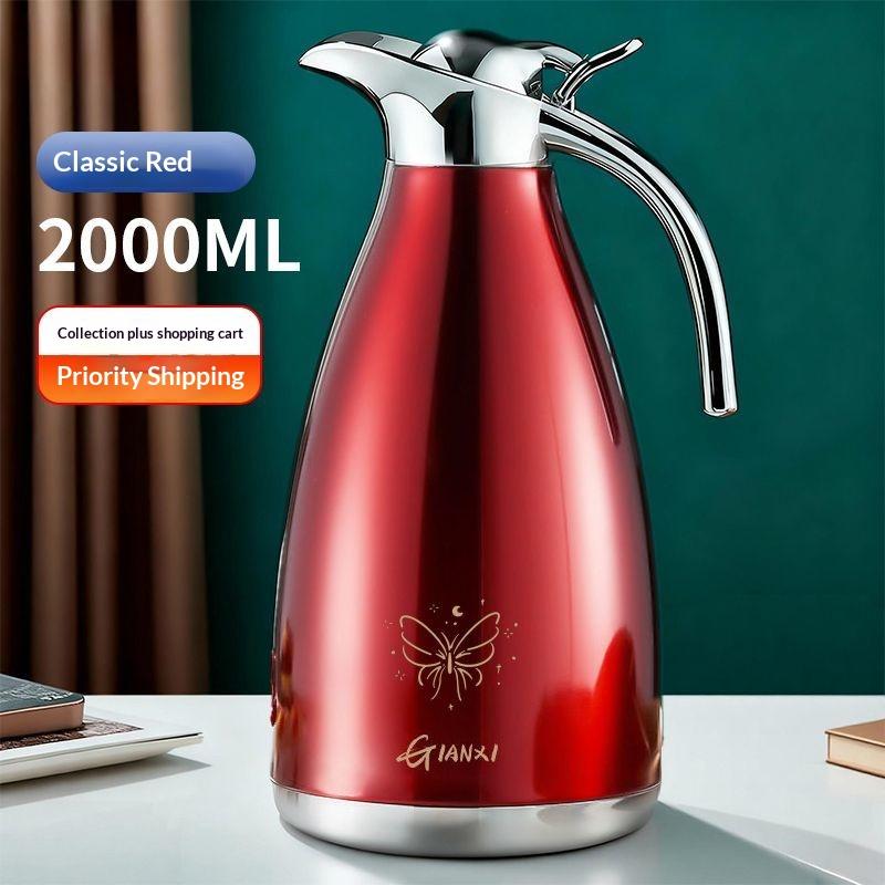 Gianxi Insulated Pot Household 316 Stainless Steel Large Capacity Boiling Water Insulated Pot Hotel Hot Water Bottle
