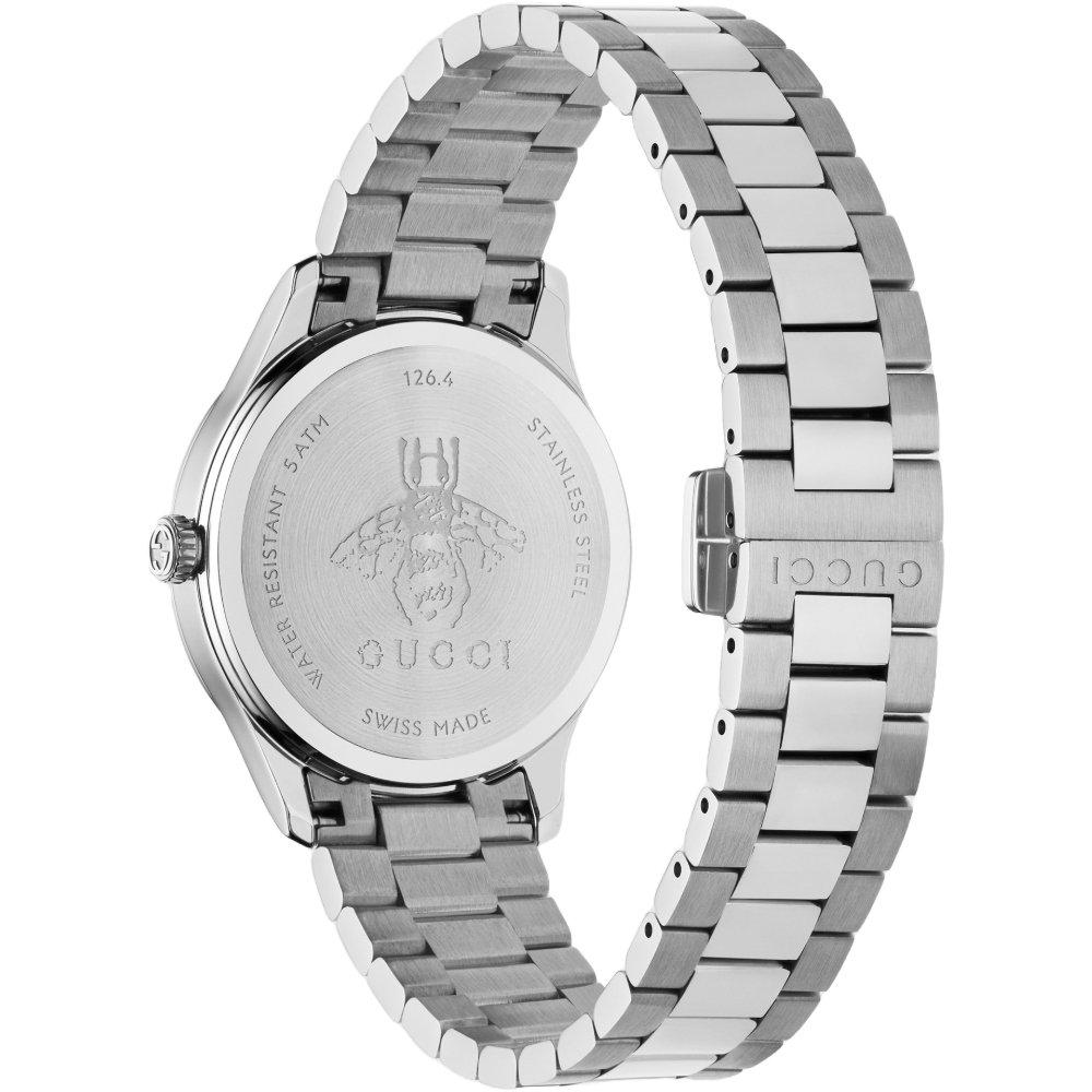Gucci YA1265031 שעון נשים G-Timeless עם לוח כסף