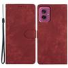 For Motorola Moto G55 5G Case with Card Clots Skin-Touch PU Leather Phone Cover Stand