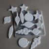 1pcs DIY Ocean Conch Starfish Gypsum Mold Christmas Star Snowflake Lamp Painting Hanging Silicone Mold Home Handmade Diy Mold