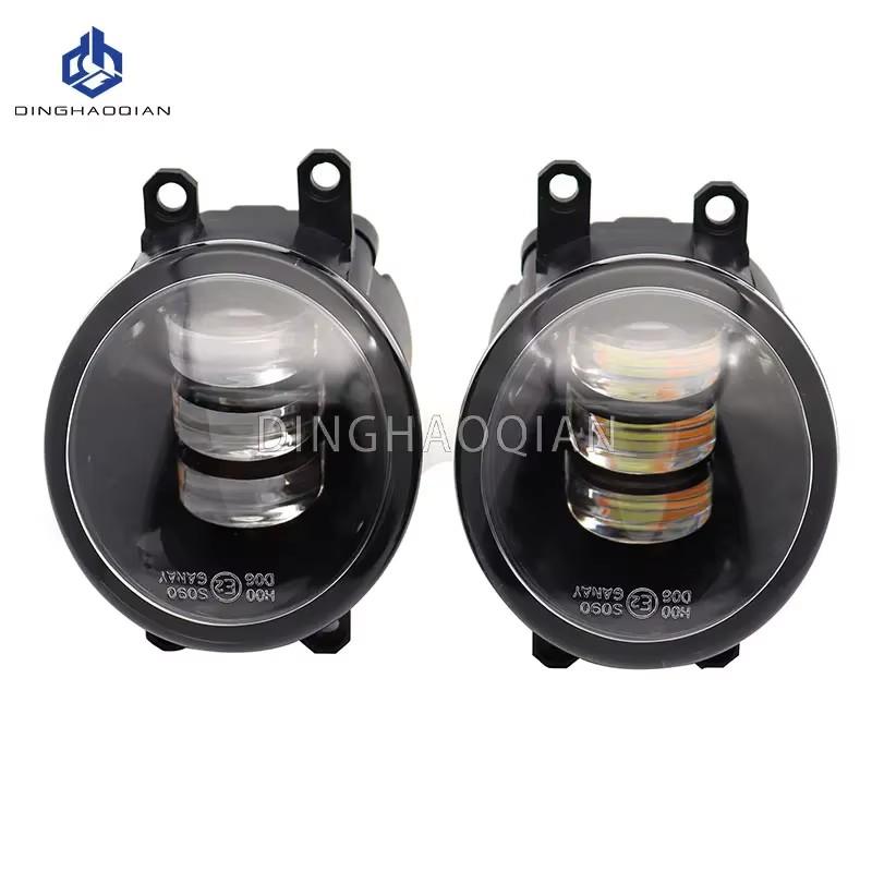 2pcs Fog Lights Headlight  For Toyota RAV4 2011 2012 2013 Clear Lens Front Bumper Fog Light LED Fog Lamp