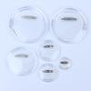 Blank Acrylic DIY Button Pins 10 PCS Transparent Badge Set for Small Business Custom Pin Making Supplies