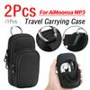 1/2Pcs Travel Carrying Case for AiMoonsa MP3 Player Accessories Nylon Storage Bag Anti-scratch Full Protection Double Zipper