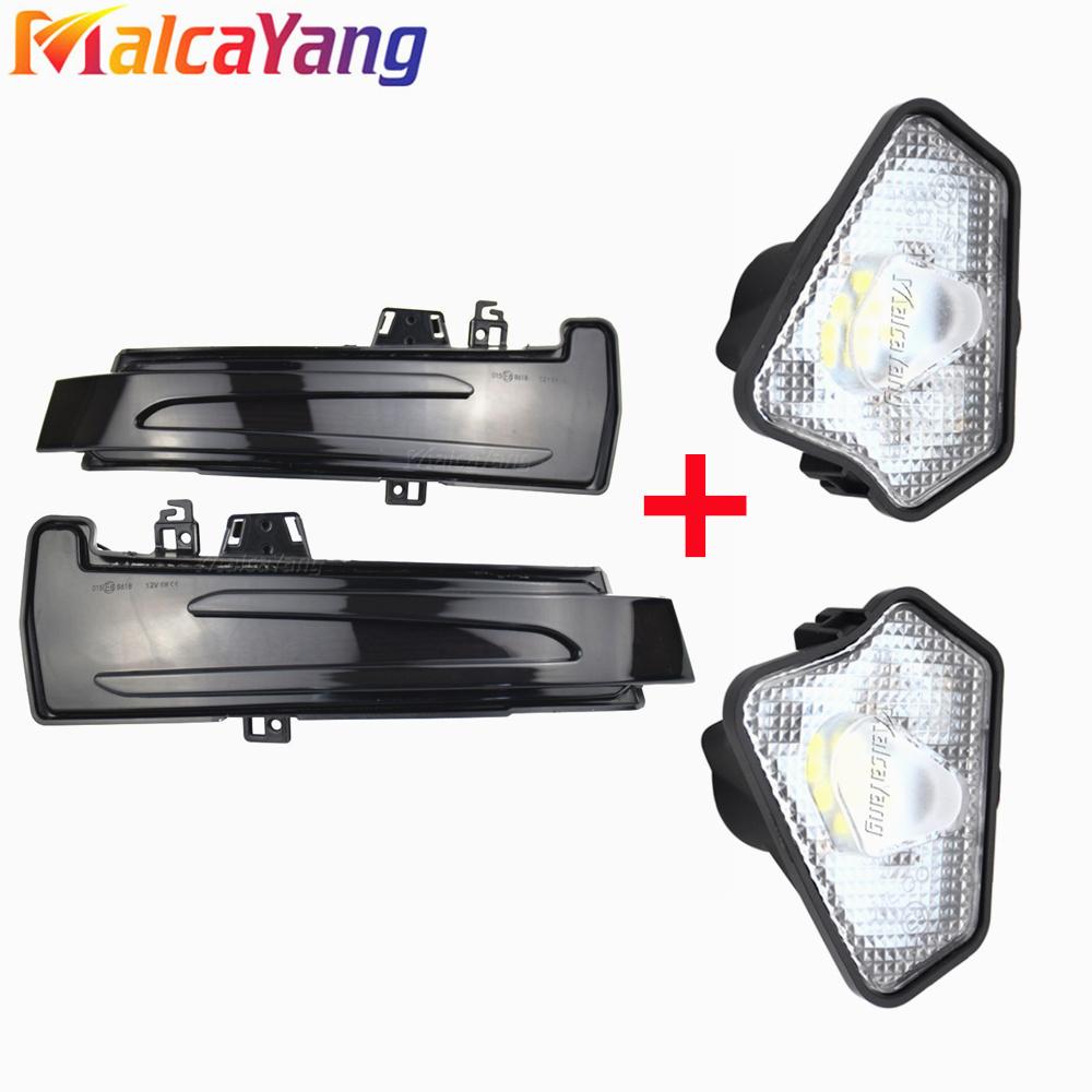 Puddle Lamp For Mercedes Benz W176 W246 W212 W204 C117 X156 X204 W221 A B C E S CLA GLA GLK Class Mirror LED Turn Signal