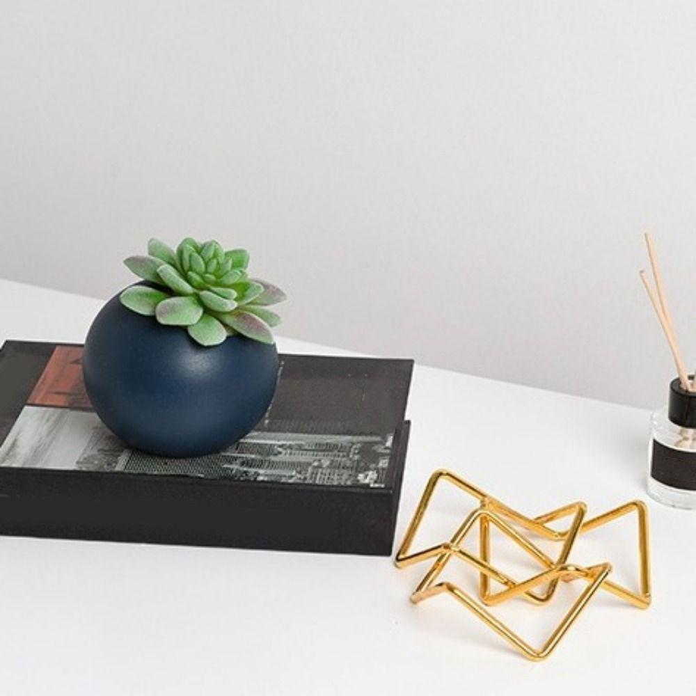 Nordischer Stil Runde Kugel Keramikvase Dekorative Pflanztopf Eleganter Blumentopf Büro