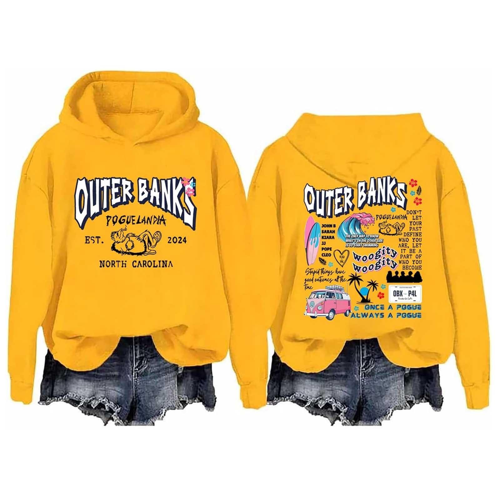 

Женская однотонная толстовка с капюшоном и длинным рукавом с принтом XL жёлтый