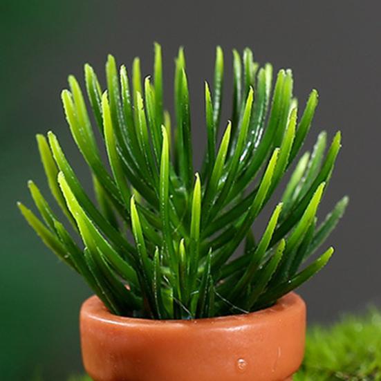 2 шт. мини-статуя растения в горшке — фото 5