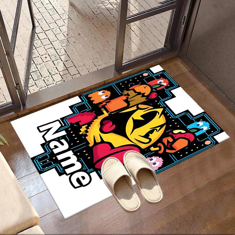 Custom Name Personalized PAC Print Carpet, Versatile Home Decor Rug, for Playroom, Apartment, Balcony, Entryway, Hallway Gift