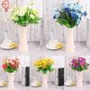 1 Bouquet 7 Branch 28 Heads Cute Silk Daisy Artificial Flower DIY Wedding Party Flower Bouquet Home Decoration Fake Daisy Flower