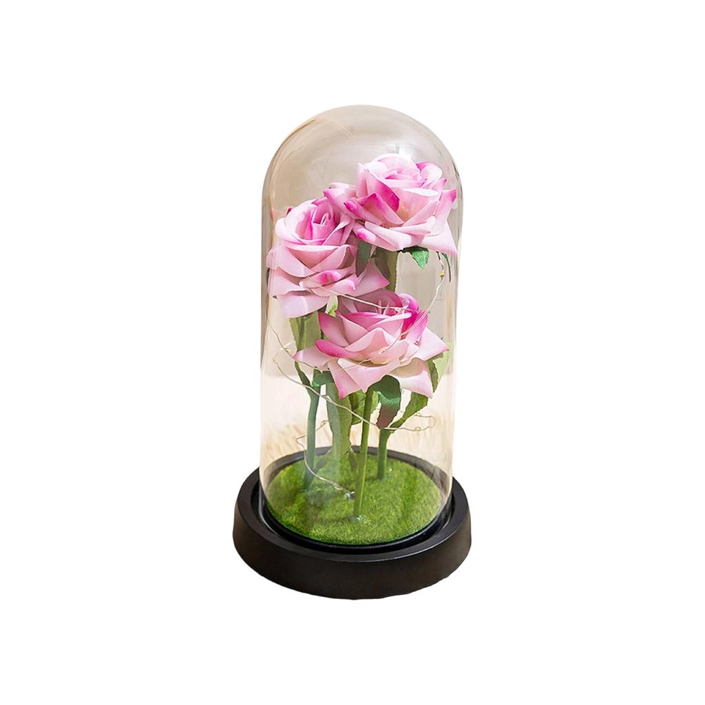 Artificial Rose, Preserved Flower Night Light, Valentine's Day/Mother's Day Gift.