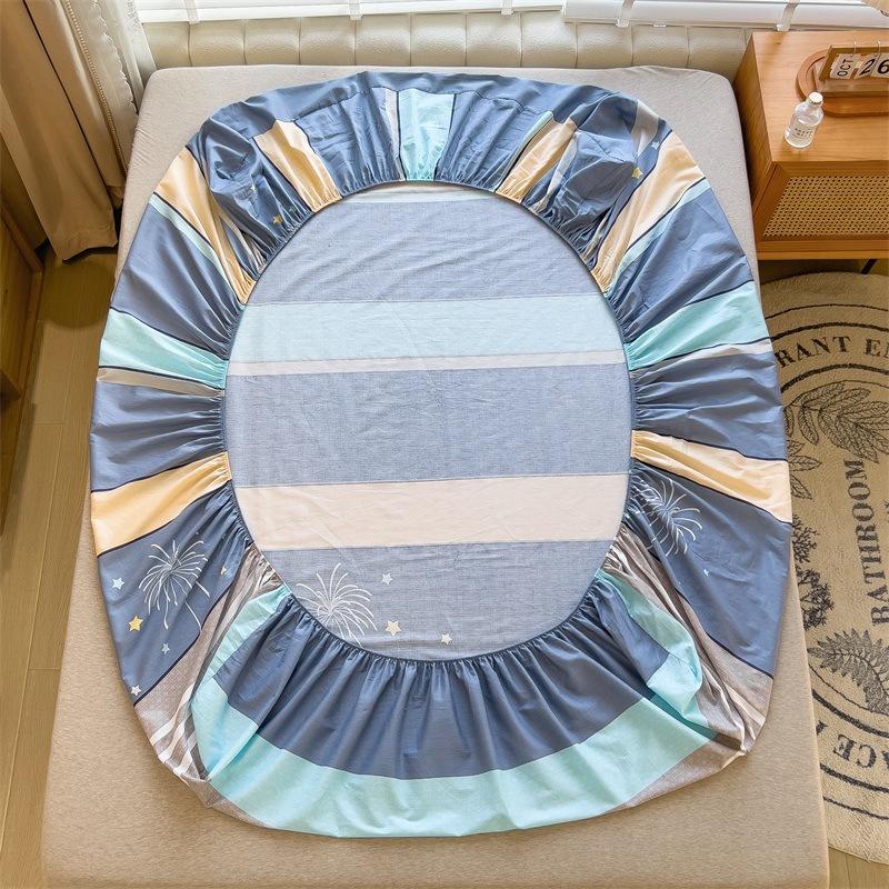 Cotton Printed Mattress, Simmons Mattress Protective Cover, Pure Cotton Lazy Bedspread Pillowcase