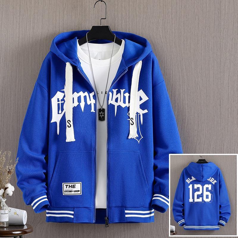 

8XL Men s Casual Baseball Uniform Set, Spring/Autumn, Jacket & Pants, 300 Jin Fit, Student Style. 3XL (165-180 jin)