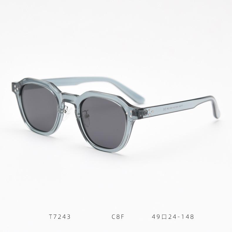 Trendy Women's Retro Round Frame Anti-UV Sunglasses