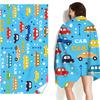 Cute Car Pattern Beach Towel High Water Absorption Quick Drying Soft and Lightweight Perfect for Yoga Swimming and Camping