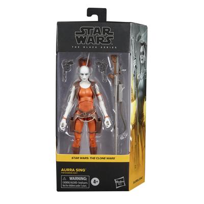 STAR WARS The Black Series The Clone Wars Aurra Sing Figure Star Wars The Black Series Aurra Sing The Clone Wars Action Figure (Used)