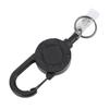 Retractable Keychain Stainless Steel Wire and ABS Magnetic Good Load Bearing 1mm Thick Multitool Buckle Badge Holder