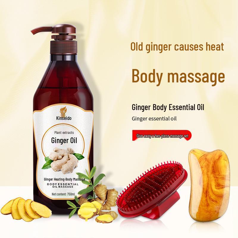 Rožių ir alyvuogių masažinis eterinis aliejus - 750 ml Naudojimui meridianų grožio salone, praturtintas senu imbieru