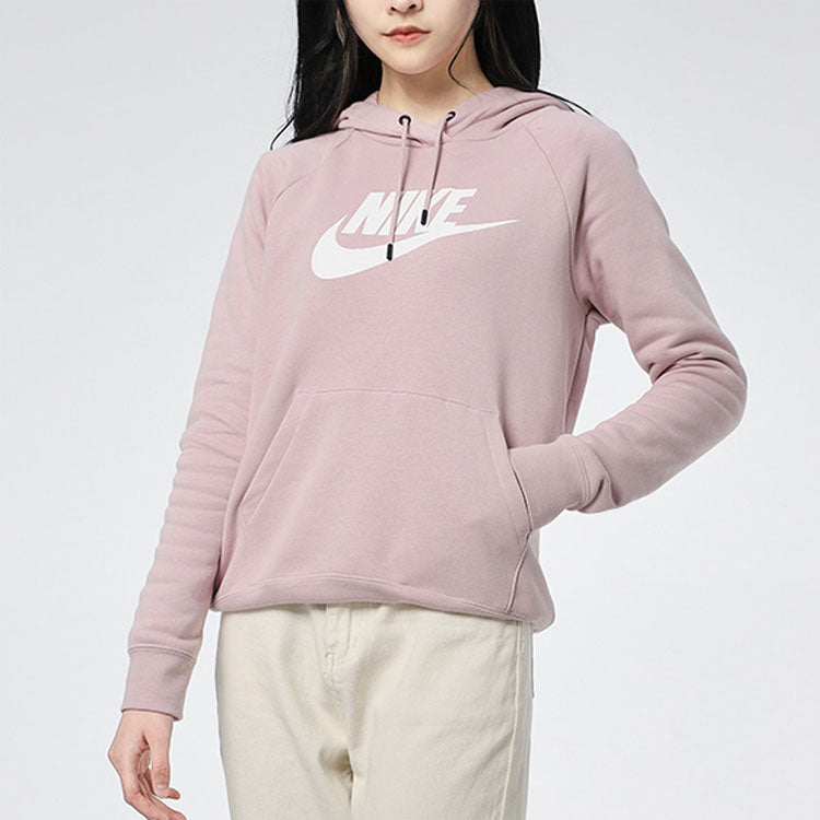 Nike NSW Essential Logo Knit Hoodie Women Hoodie Champagne BV4127-645