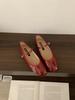 French Spring and Autumn New 2025 Word with Soft Bottom Round Head Mary Jane Ballet Red Flat Bottom Mother Single Shoes Women