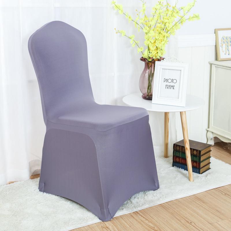 Einfarbiger Stretch-Stuhlbezug für Hochzeiten & Bankette zum Jahresende