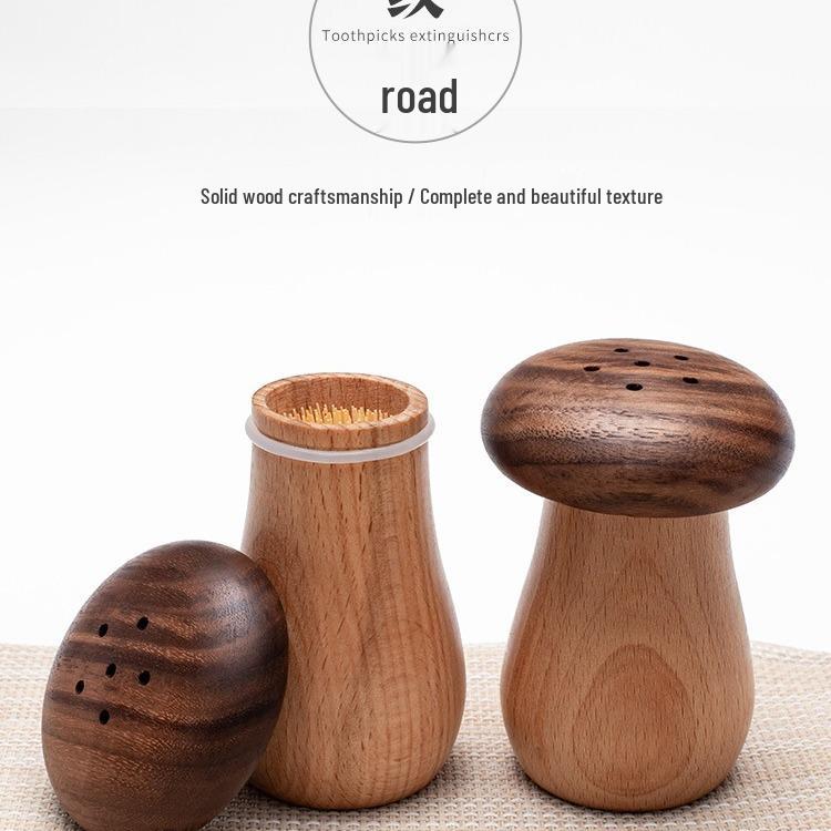 In-Stock Cute Creative Mushroom Toothpick Holder for Home Living Room