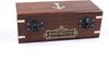 Marine Telescope Nautical Antique Solid Brass Pirate Spyglass 16 Inch Wooden Box