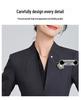 Women's Collarless Suit Jacket - 2024 Spring/Autumn High-End Salon and Hotel Reception Professional Workwear Set
