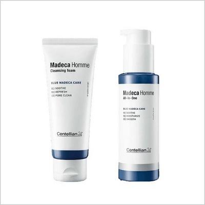 Centellian24 Madeca Homme All-in-One 125ml + Homme Cleansing Foam 120ml, [Cleansing Foam Free], 1 Piece
