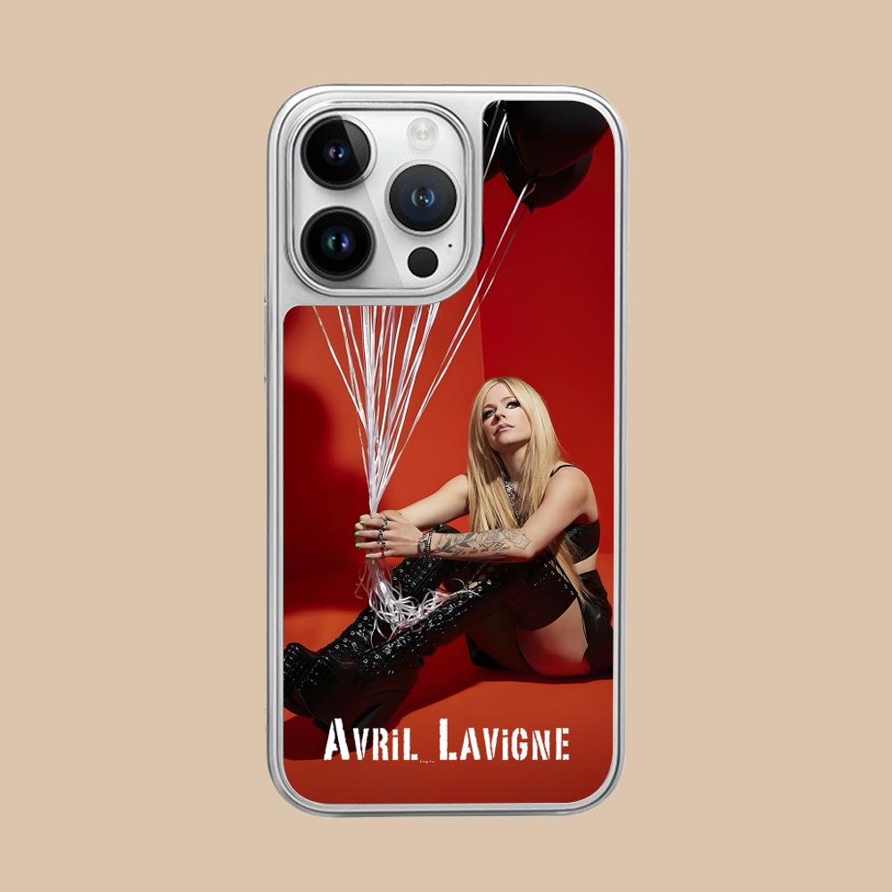 

Avril Lavigne Silver Plating Mobile Phone Case for iPhone 17 16 15 14 13 12 11 Air Pro Max Plus Colorful Cover iPhone 11