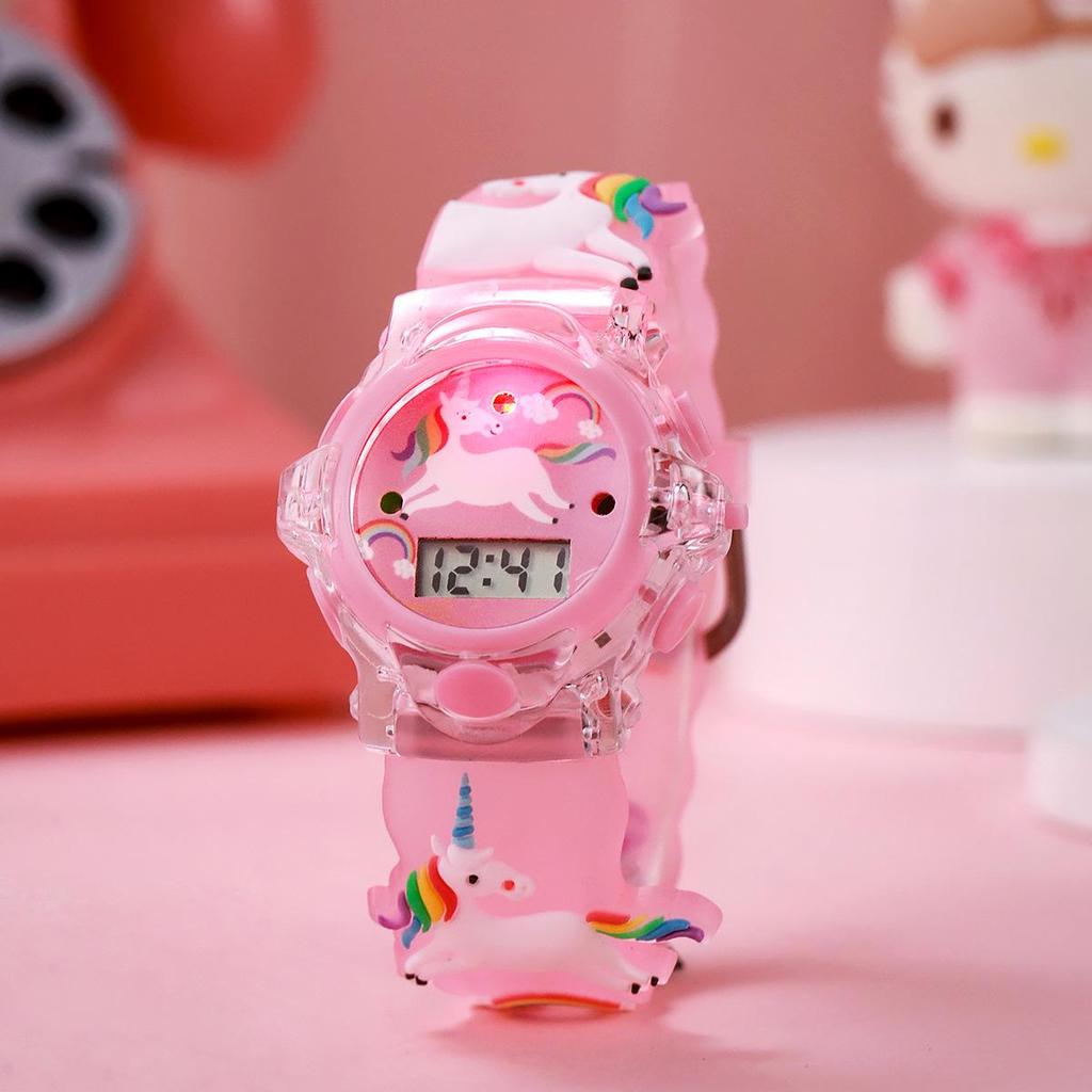 Kinder Leuchtende Einhorn Elektronische Uhr