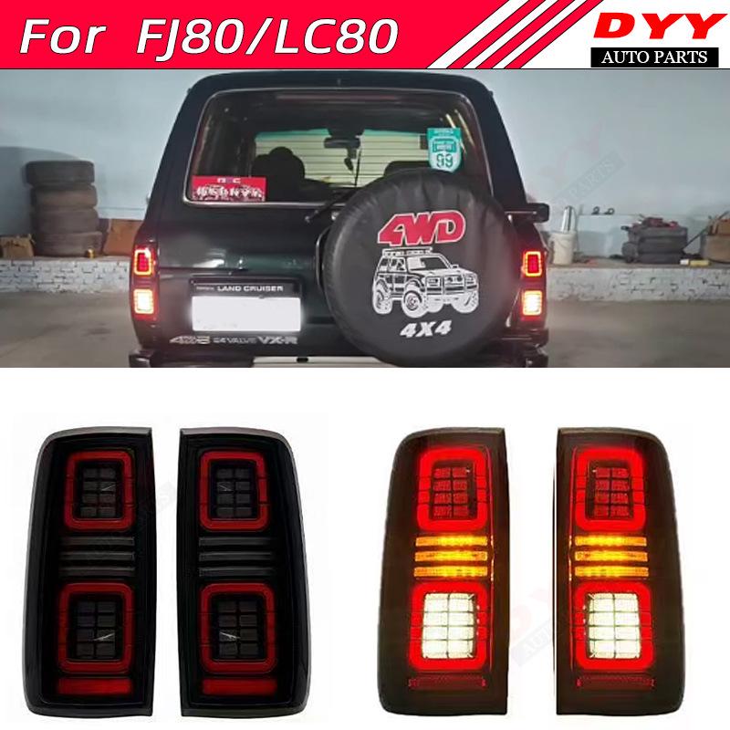 Flowing LED Tail Lights for Toyota FJ80 Prado LC80 Land Cruiser (1989-1997)
