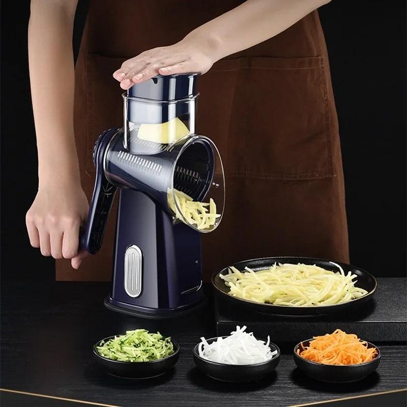 Multifunction Manual Vegetable Slicer Potato Cutter Cheese Grater Veggie Chopper Meat Grinder Food Shredder