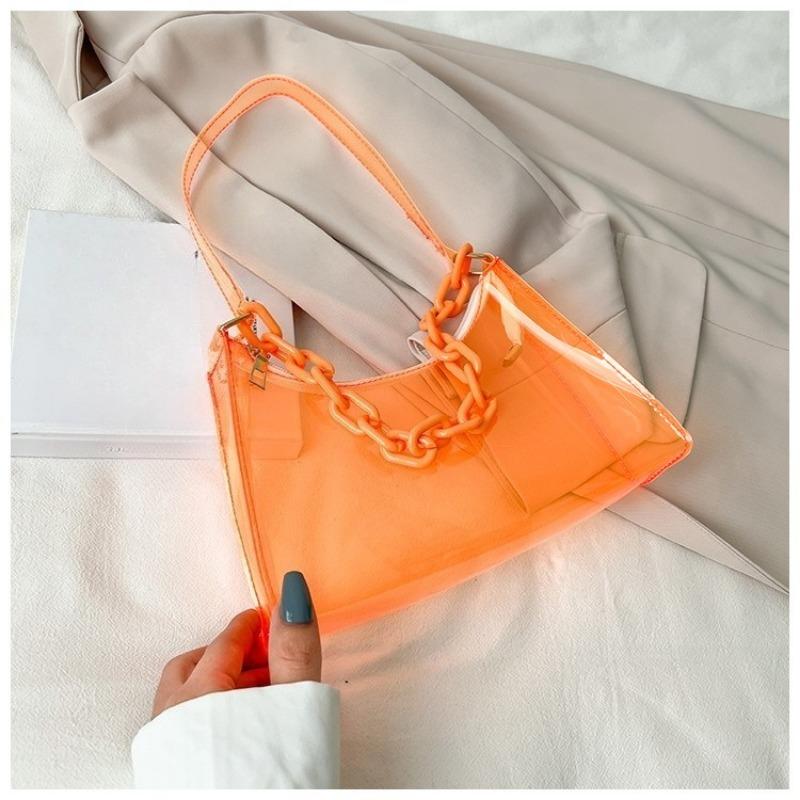 Fashionable Women's Bag, Fresh and Clean Jelly Bag, Women's Underarm Bag, Single-shoulder Small Bag